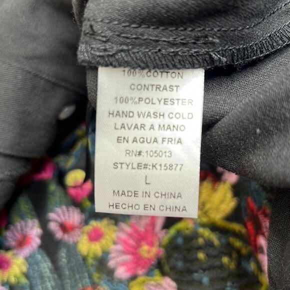 NWT Emmer & Oat Cactus Embroidered Shacket Boho Western Layering Festival - Picture 6 of 9